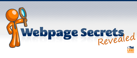 Post image for Web Page Secrets